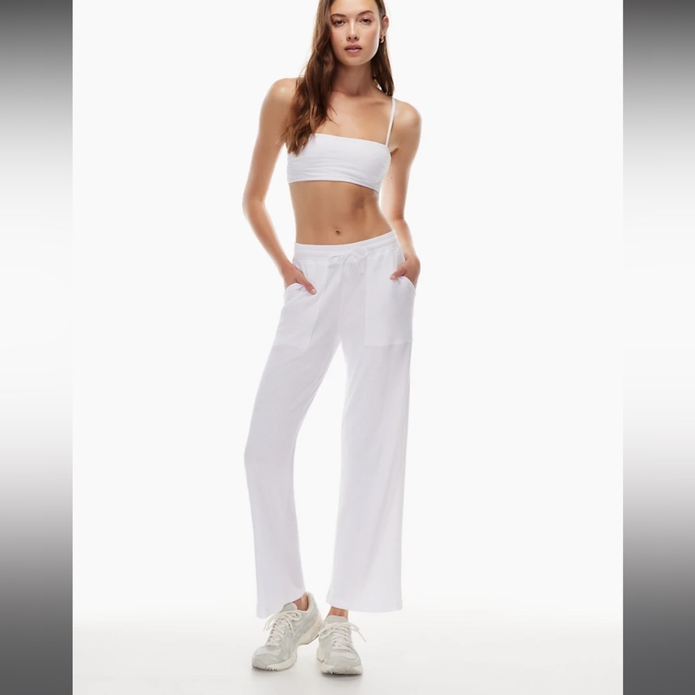 TNA waffle wide leg pant